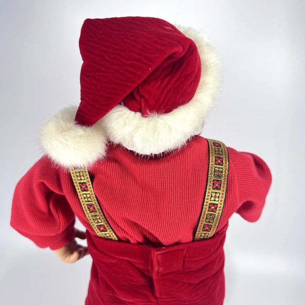 VTG 1998 Jingle Bell Rock Santa Dancing‎ Musical Figure 16